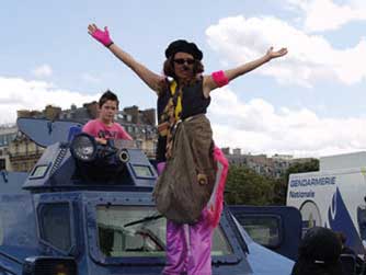 La BAC lors de la journée du 14 juillet 2009