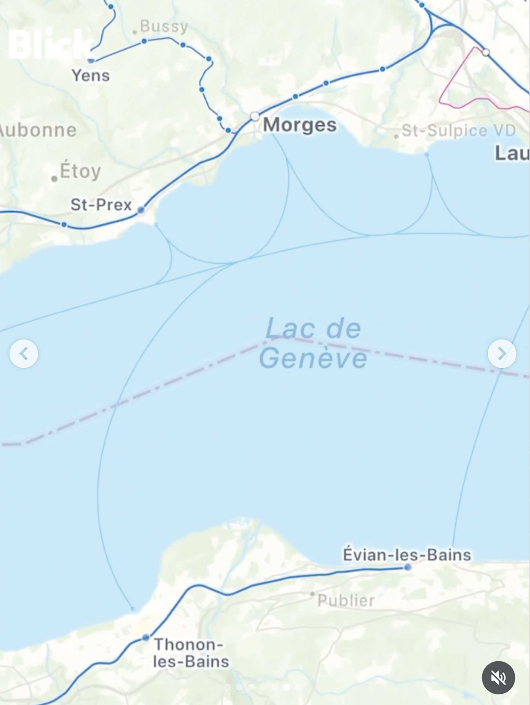 Lac Léman renommé lac de Genève dans l’application Plans